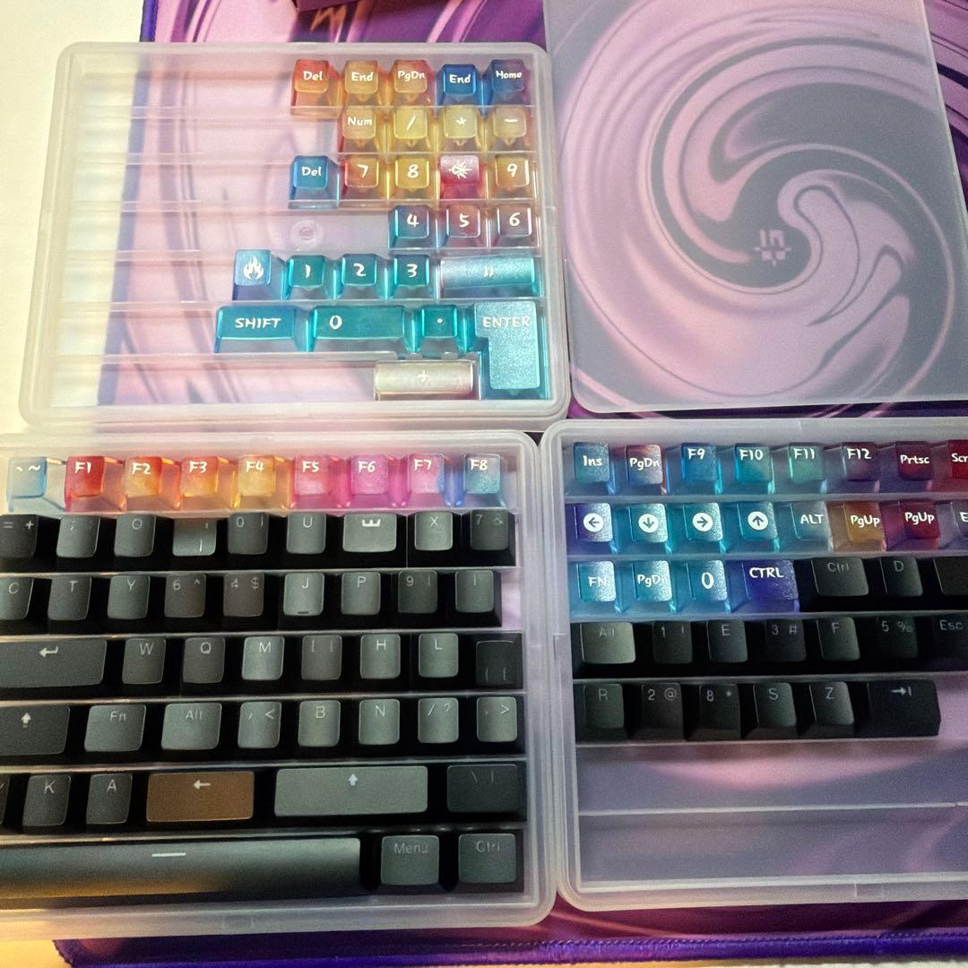 Wooting 60HE+ カスタム キーキャップ ケース