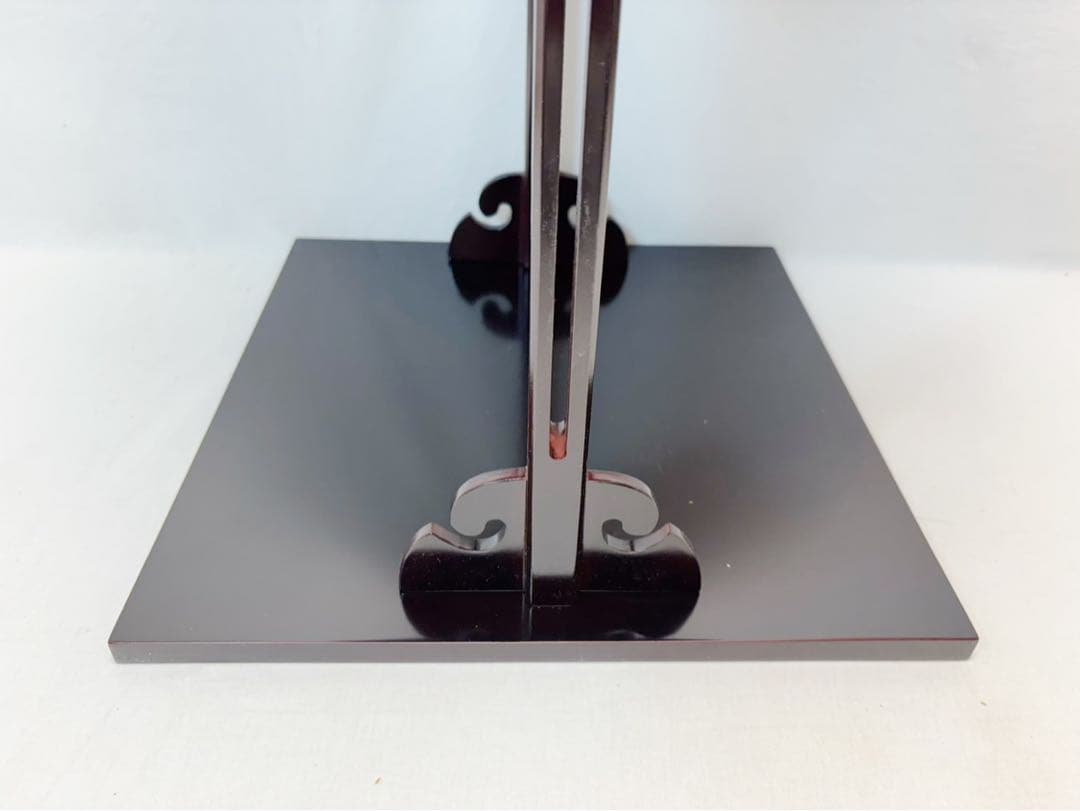 美品 茶道具 溜塗 寿棚 淡々斉好 組み立式茶の湯道具 茶棚 茶事 小棚 元箱