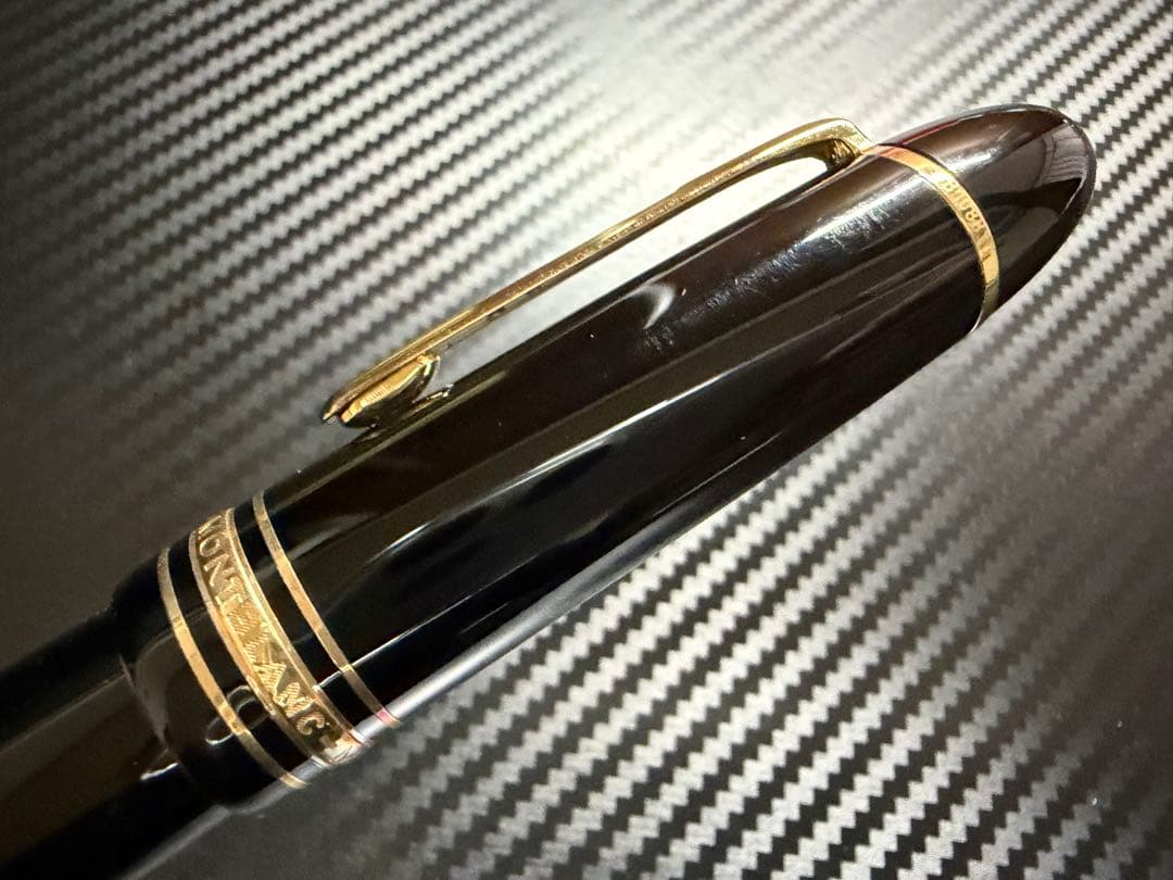 極美品 エボナイト芯 モンブラン 149 18K 中白 B 太字 万年筆