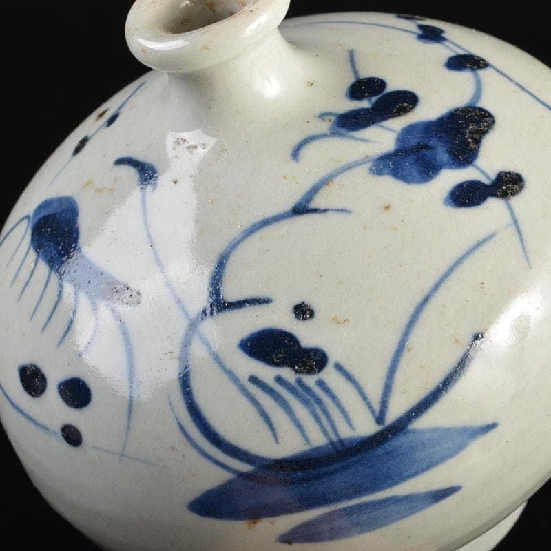 伊万里焼　古伊万里　染付　花文　油壷　小壷　3点まとめて　V　R6859