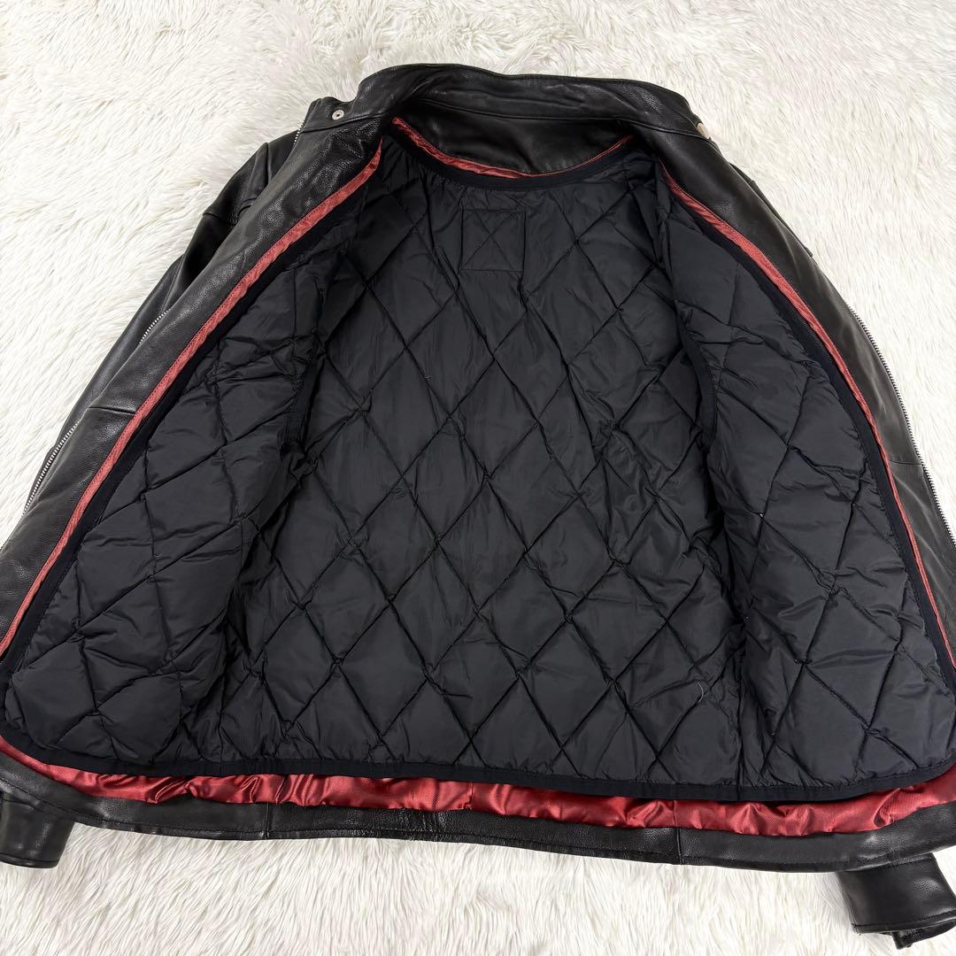 美品　BUFFALO BOBS ライナー付き　ライダース　レザージャケット