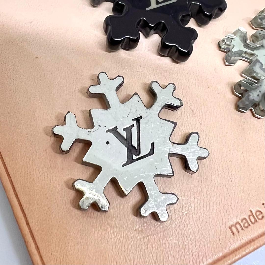 ルイヴィトン ピンズ エトワール デ ネイジ 雪の結晶 3点 スノーフレーク