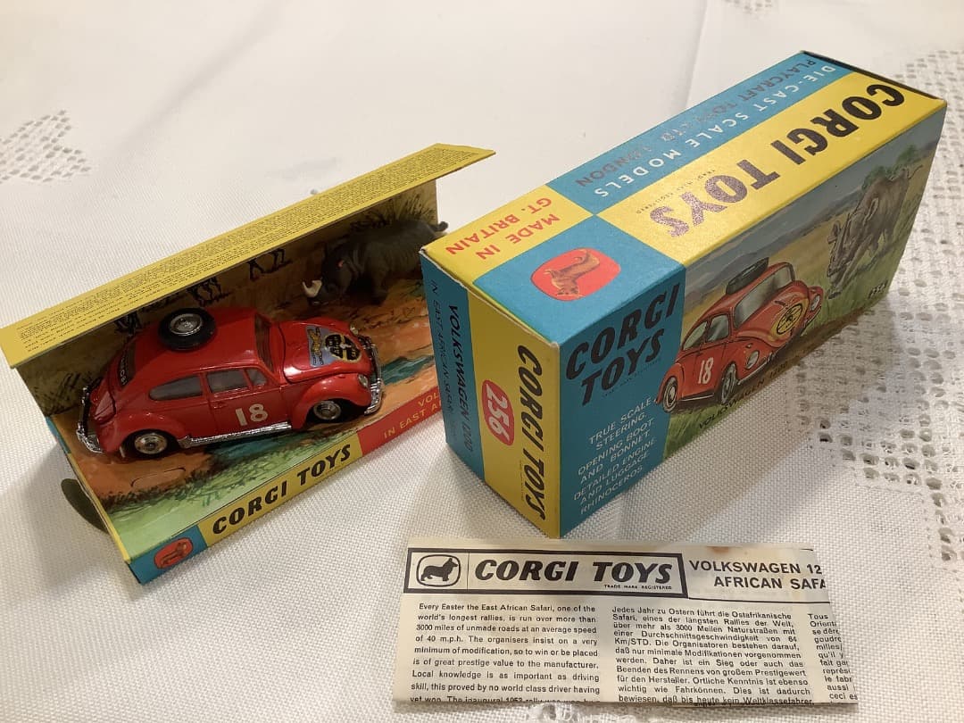 美品レア　オールドコーギートイズ　ワーゲンサファリカー　ミニカー