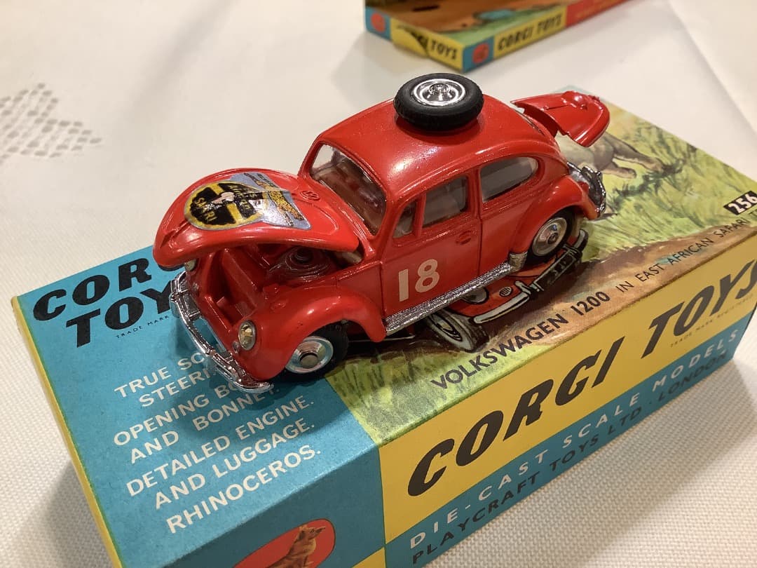 美品レア　オールドコーギートイズ　ワーゲンサファリカー　ミニカー