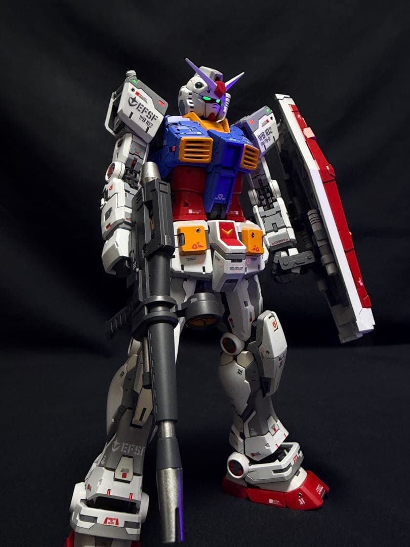 1/100 rx78-2ガンダム 改修塗装済完成品 fatcat ガンプラ完成品