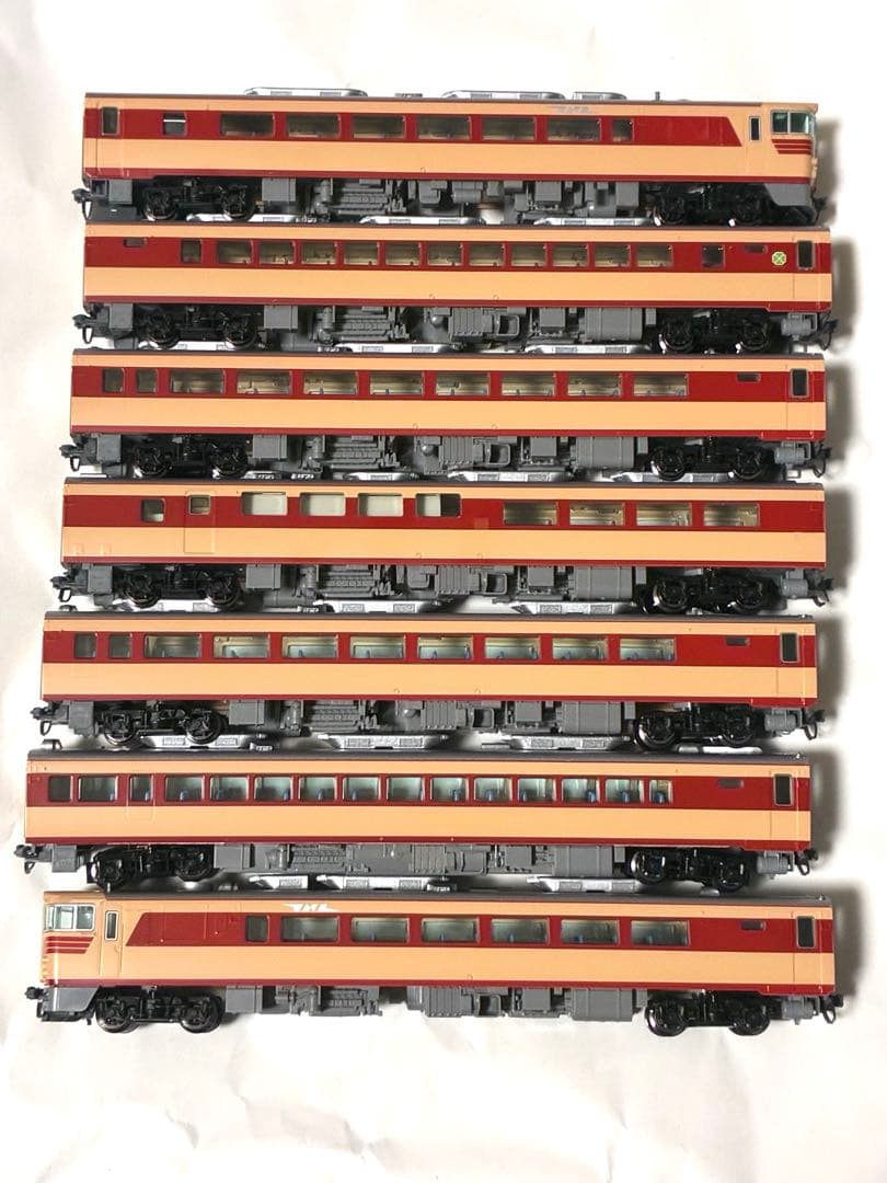 キハ82系後期型？7両　にちりん　tomix ライト点灯動力動作確認済