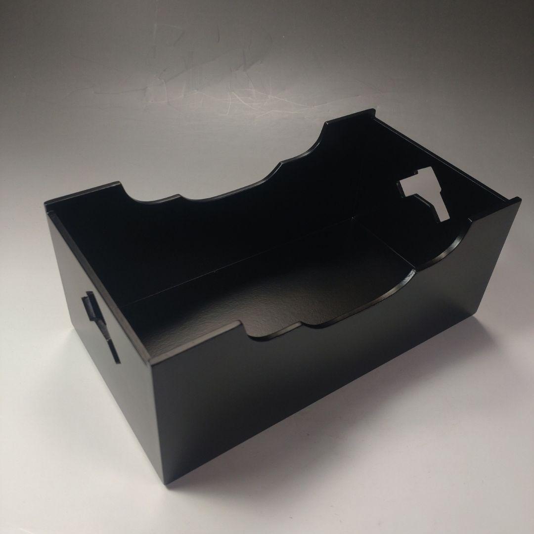 イ102 莨盆『塗師　助田宗明』『一閑文箱煙草盆　共箱』漆塗　茶道具