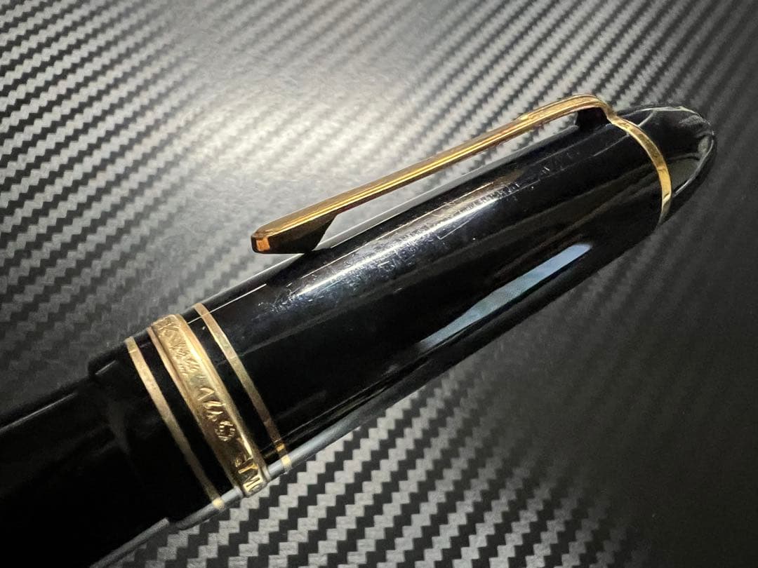 モンブラン 美品 149 万年筆 14C 中白 EF