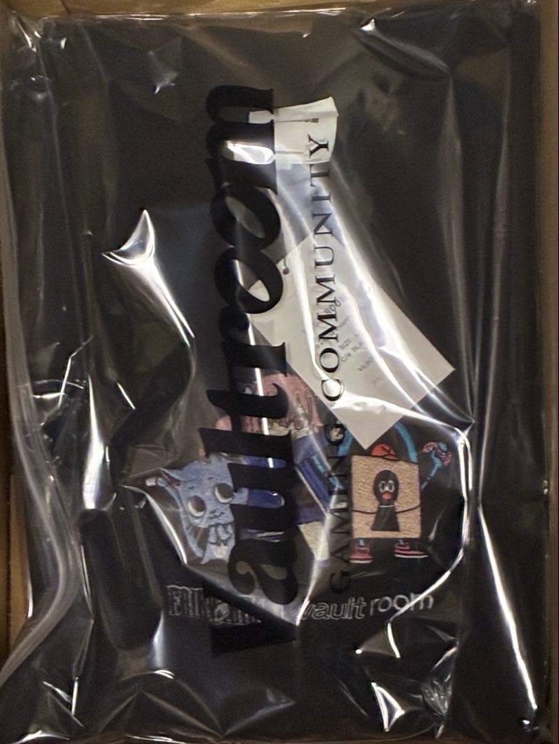 VR × nqrse × HAPPY TEE / BLACK Lサイズ 黒