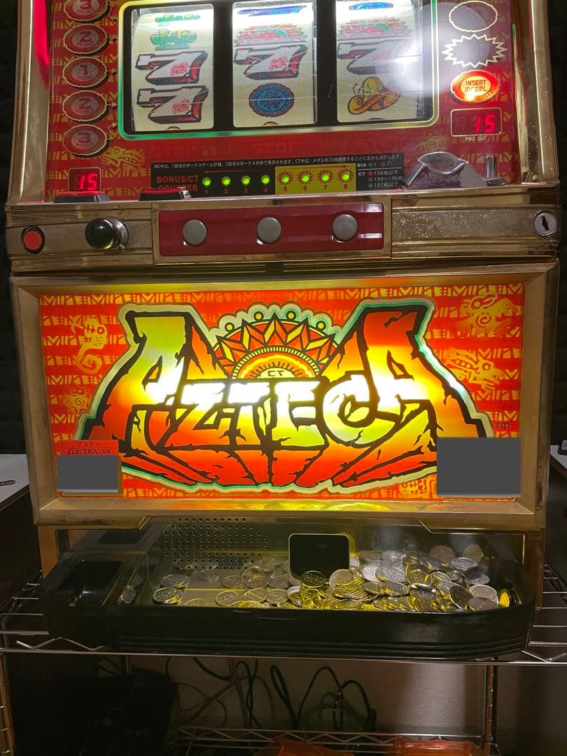 パチスロ　実機　エレコ　アステカ　仕様　ちょっと訳あり