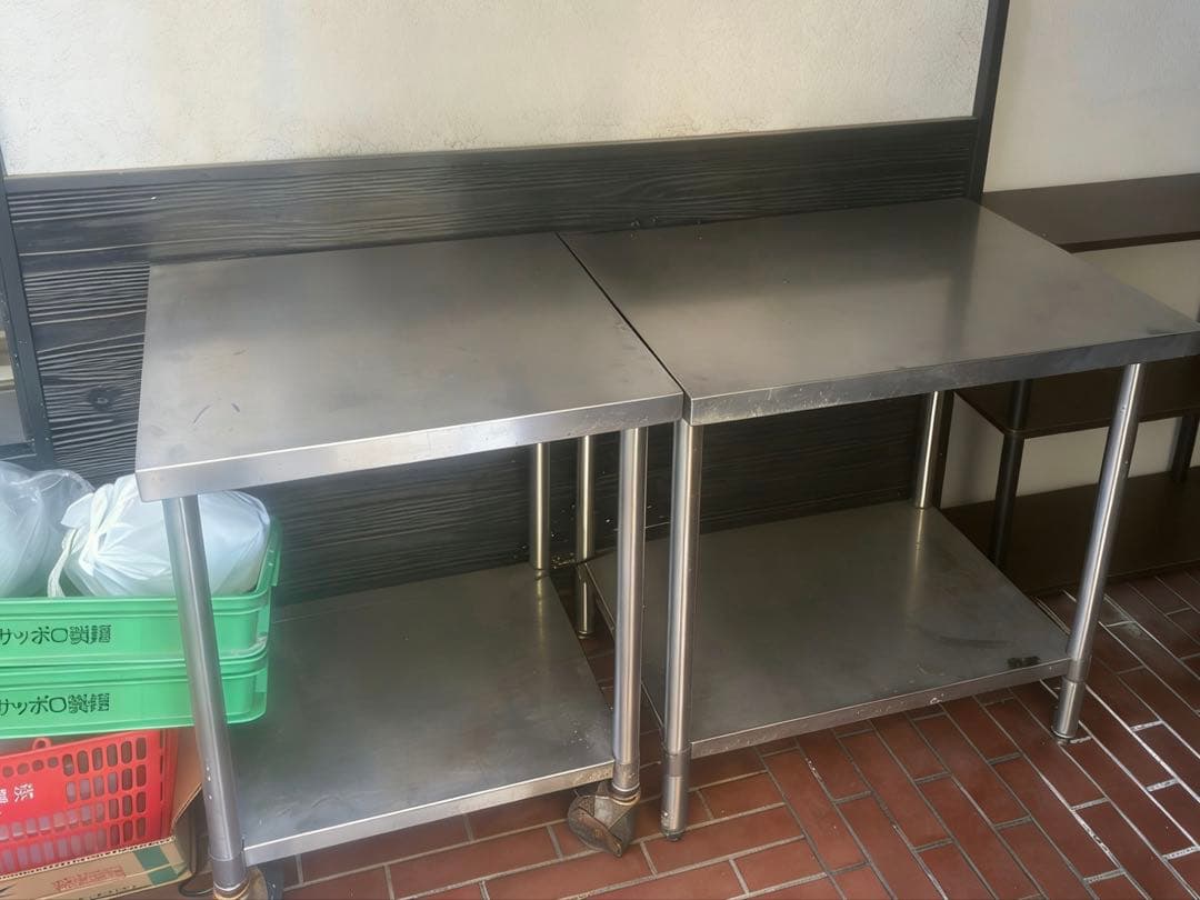 ステンレス製作業台 （客様ご自身でお取りになる場合のみ対応いたします）