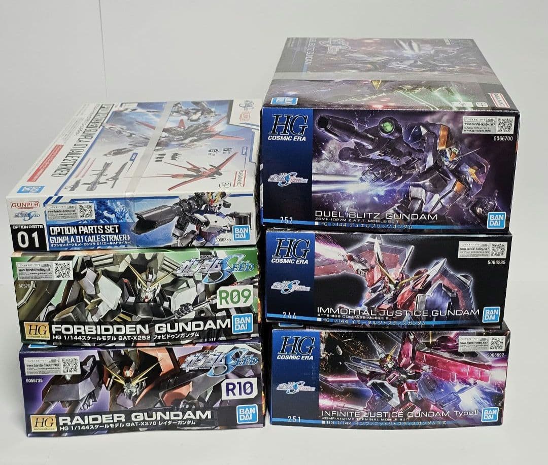 バンダイ HG ガンプラ 6点セット