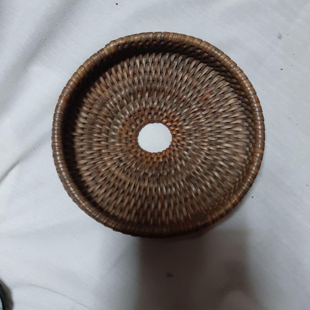 骨董品◆竹籠◆華道道具　唐物篭花入