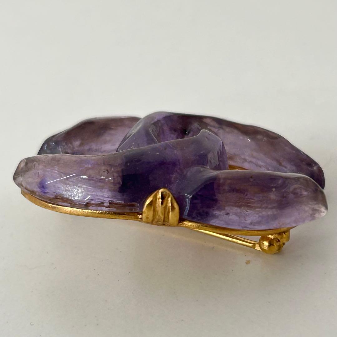 CHANEL シャネル ブローチ コサージュ ココマーク 樹脂