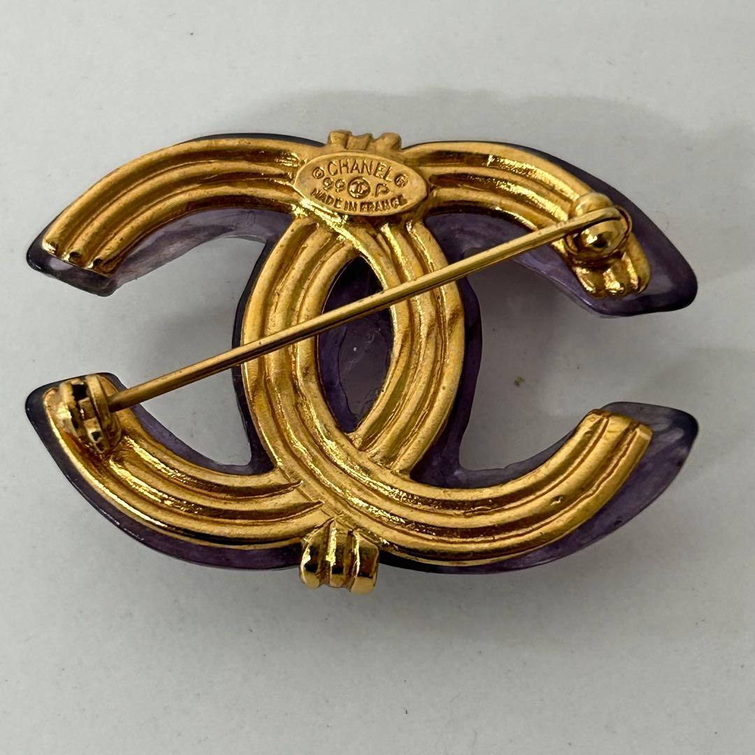 CHANEL シャネル ブローチ コサージュ ココマーク 樹脂