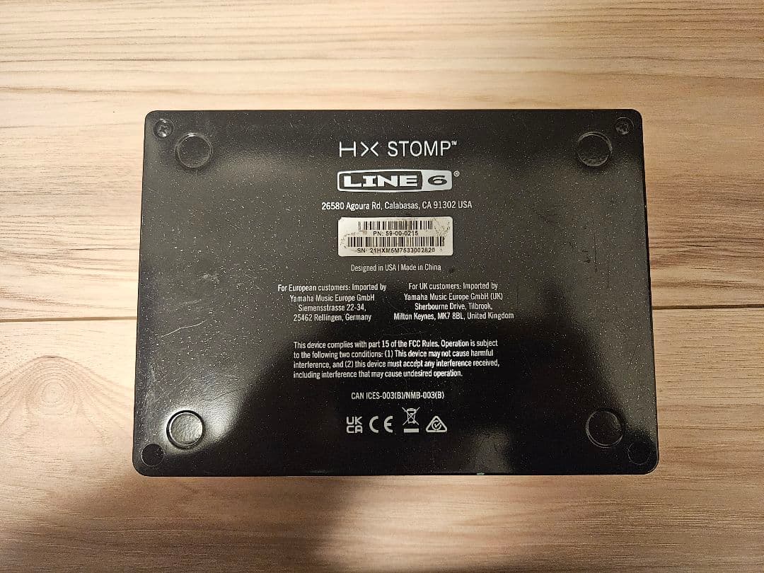 【値下げ交渉可・動作確認済み・初期化済み】LINE 6 HX Stomp