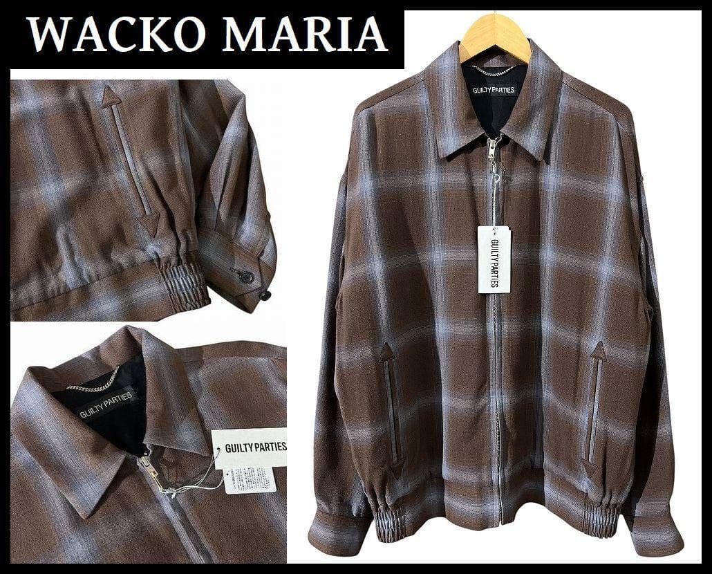 専用　XL 24SS ワコマリア 50s オンブレチェック レーヨン ジャケット