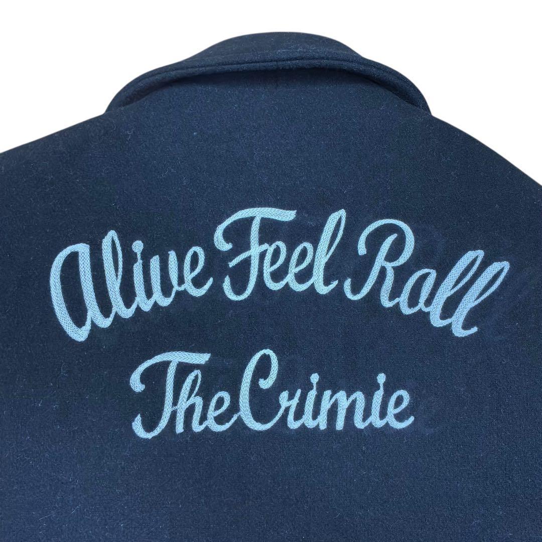 CRIMIE ウール スポーツ ジャケット ブルゾン ブラック M