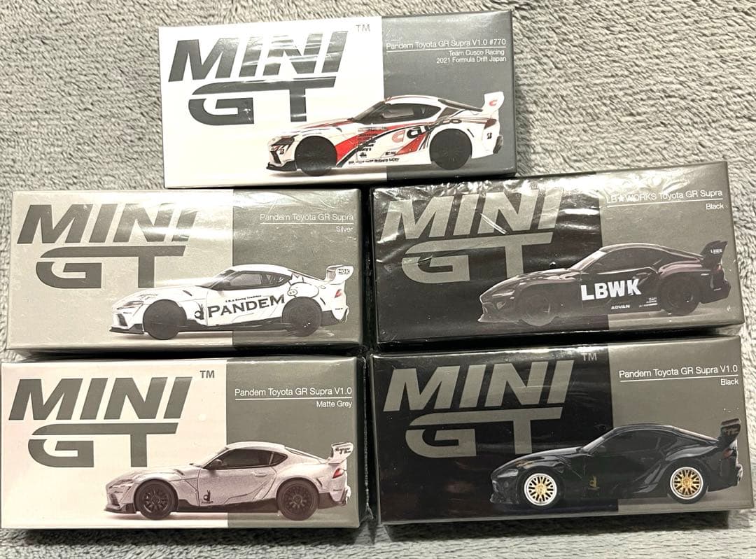MINI GT リバティウォークパンデム トヨタ GR スープラ 5台セット
