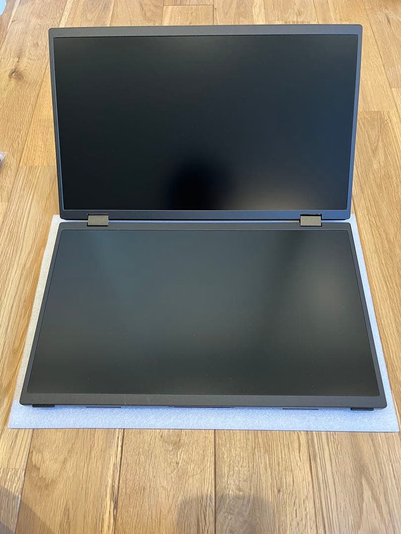 【美品】折りたたみ式2画面モバイルモニター 15.6インチ×2