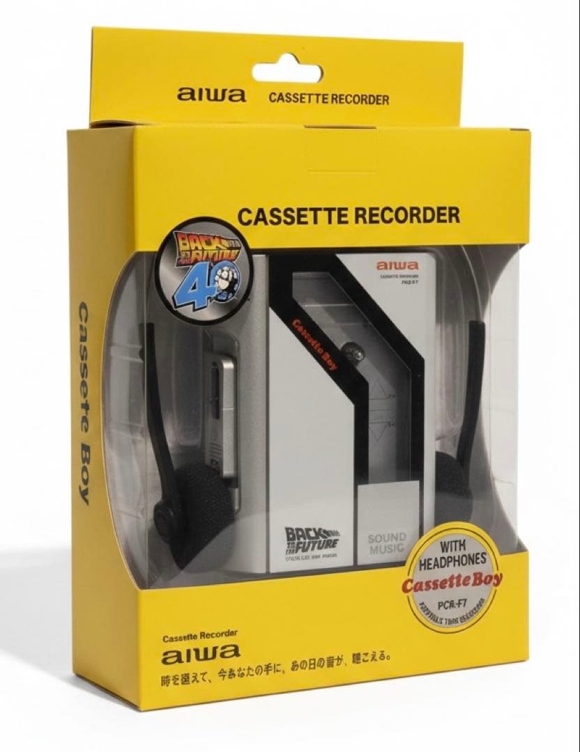 【新品未開封】バックトゥザフューチャー カセットプレーヤー ドンキx aiwa