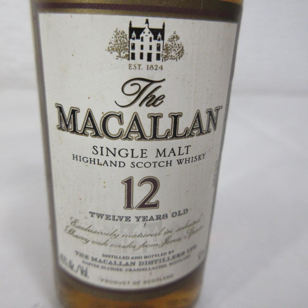 サ*）様 The Macallan 12年 シングルモルトウイスキー 50ml,