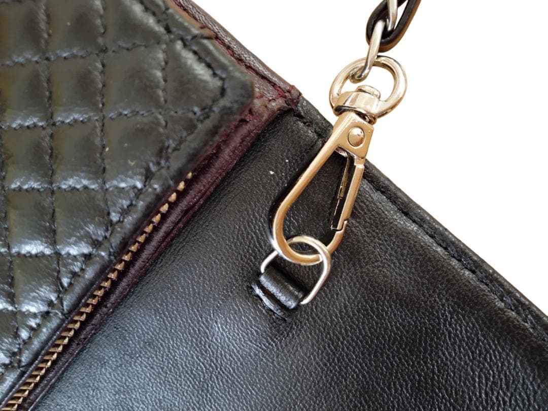 シャネル カメリア チェーンウォレット ショルダーバッグ ポシェット