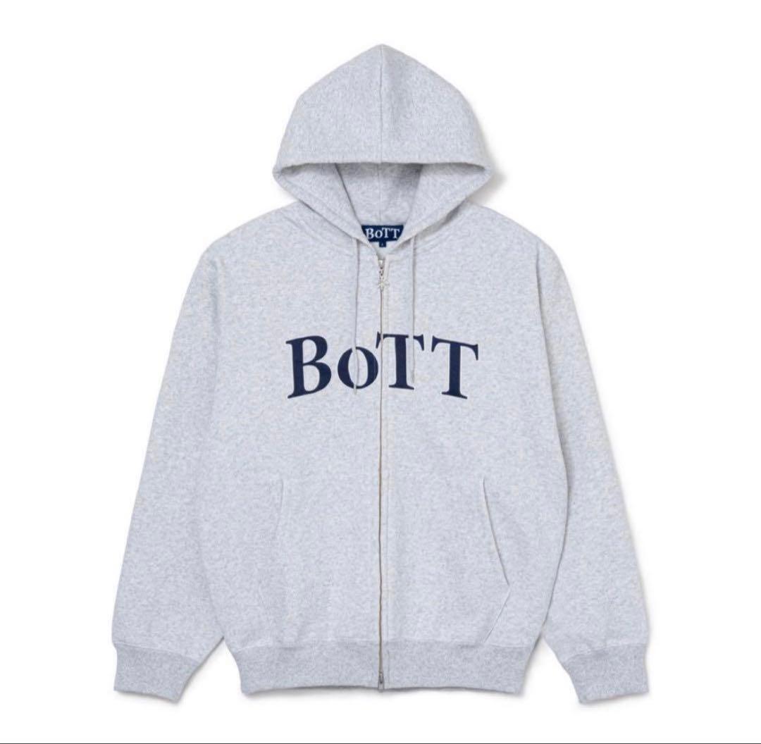 BoTT OG Logo Zip Hoodie グレー