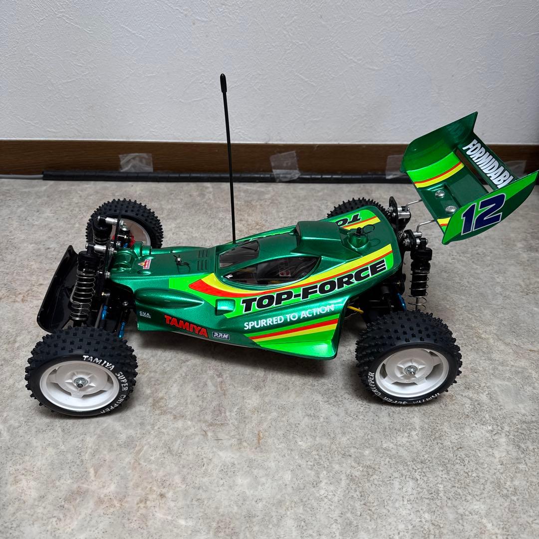 タミヤ 4WDバギー トップフォース(2017) メカ搭載済
