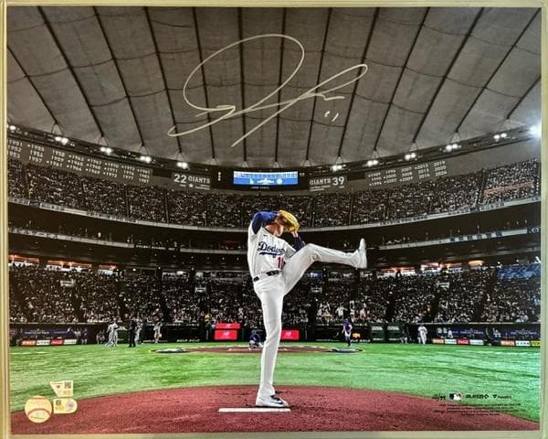 限定99枚特大写真40×50cm・佐々木朗希 直筆サインFANATICS/MLB