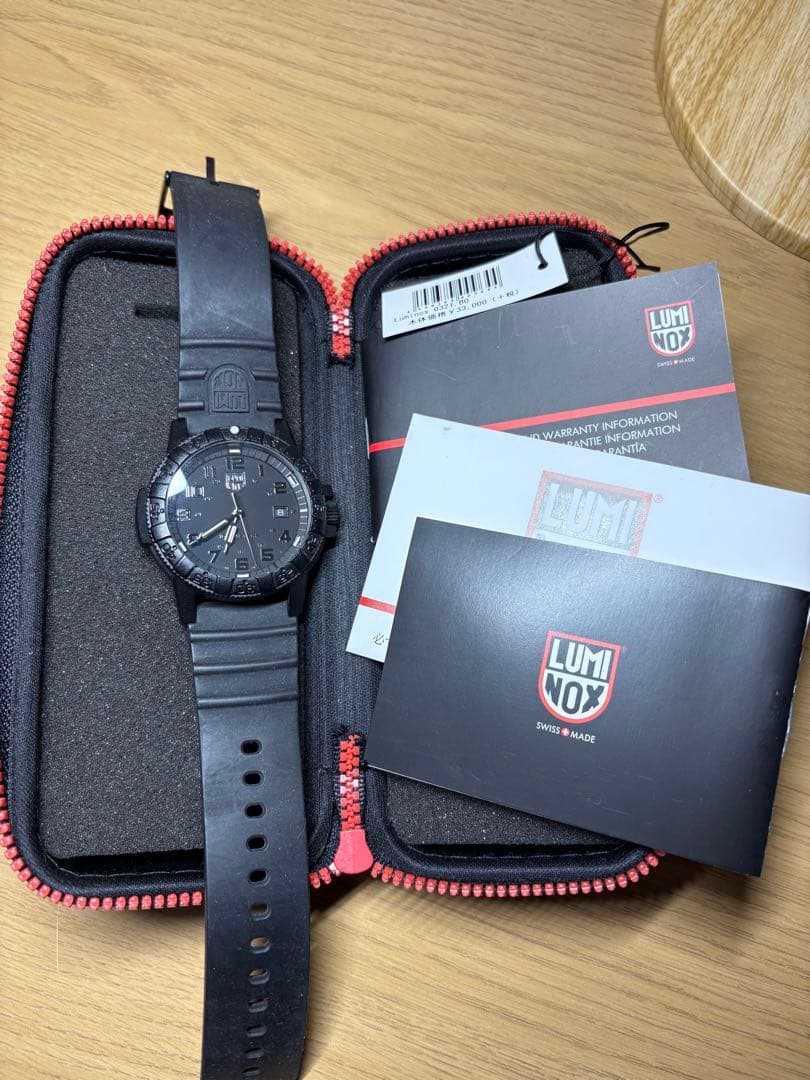 Luminox ブラックアウト　ラバーベルト