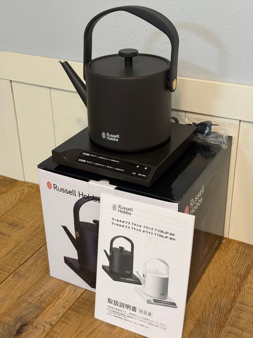 新品 ラッセルホブス Tケトル ブラック 7106JP-BK