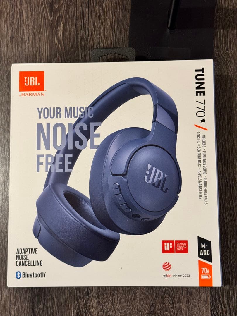 【極美品】JBL TUNE 770NC ワイヤレスヘッドホン