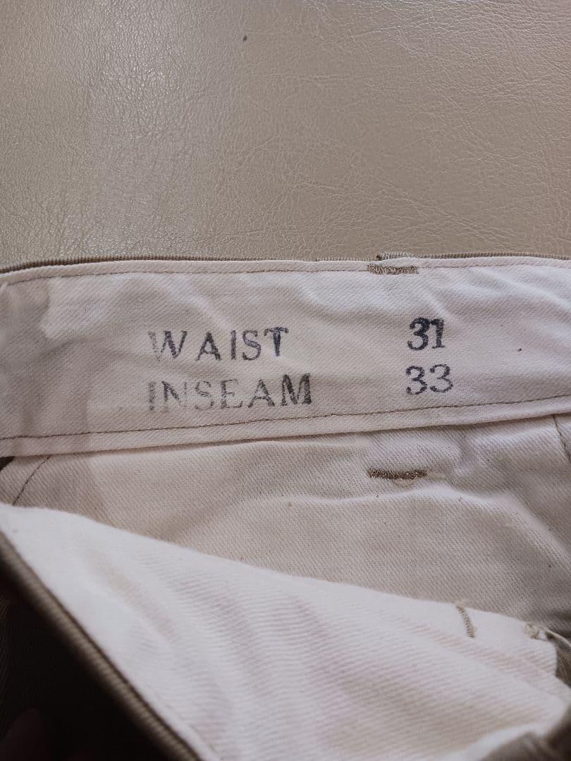 【希少】40s US army M41 メタルボタンチノ 40s w31