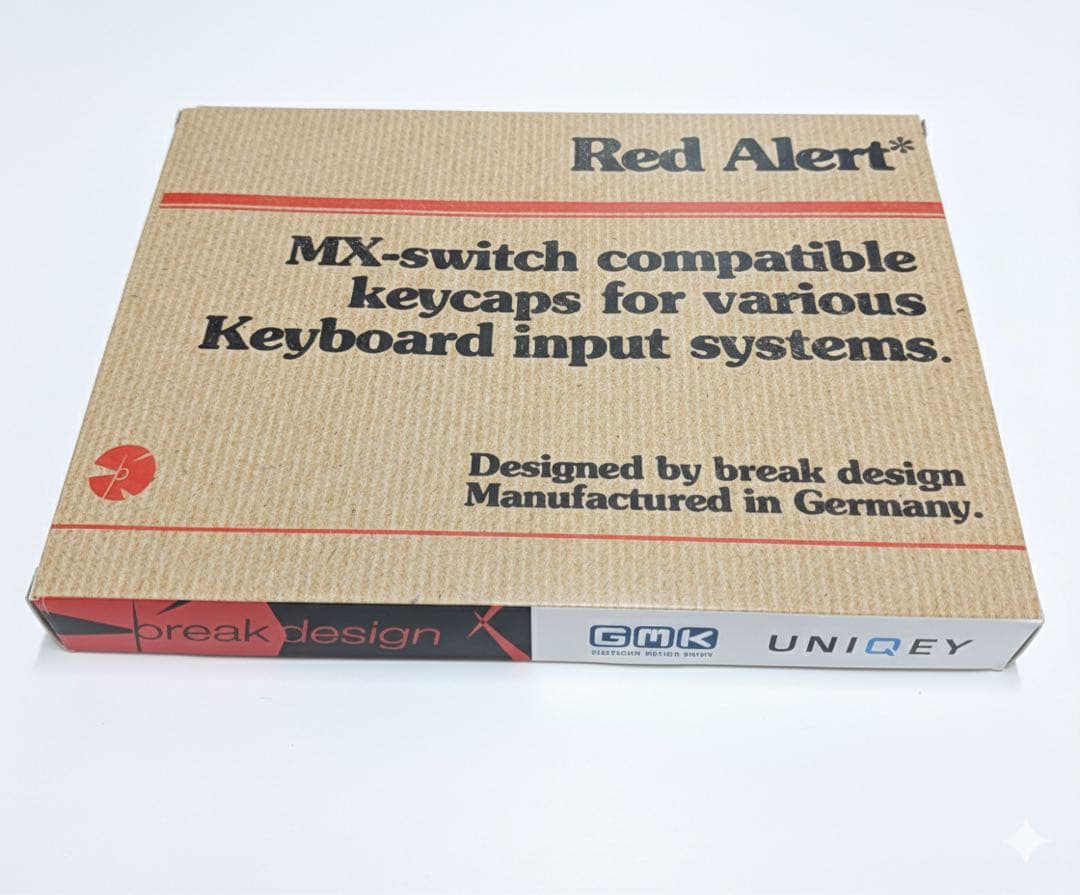 キーボード GMK Red Alert Base + OG Numbers