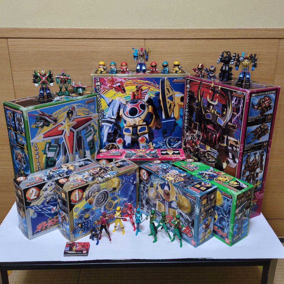 忍風戦隊ハリケンジャー・DX旋風神、轟雷神、天空神、カラクリボール、その他セット