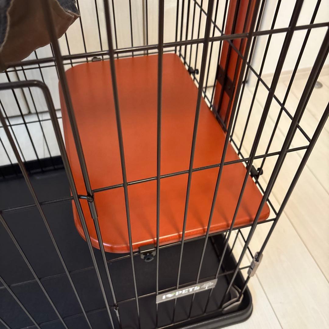 INPET Cat Mini キャットケージ ハンモック付き ブラウン