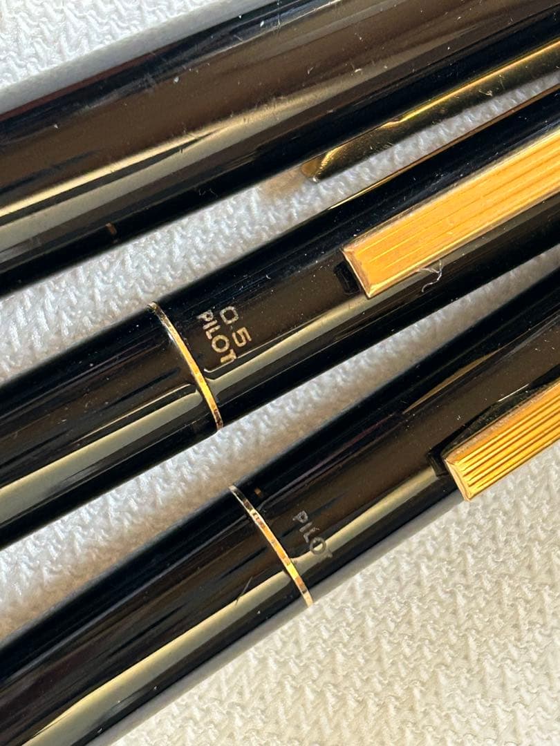 PLATINUM 18K 万年筆 ＋ PILOT ボールペン・シャープペン 3本