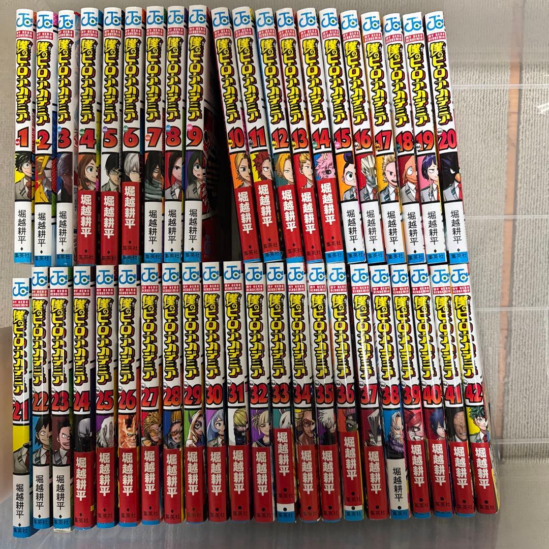 【古本】僕のヒーローアカデミア　全42巻セット　+ 映画特典冊子3冊