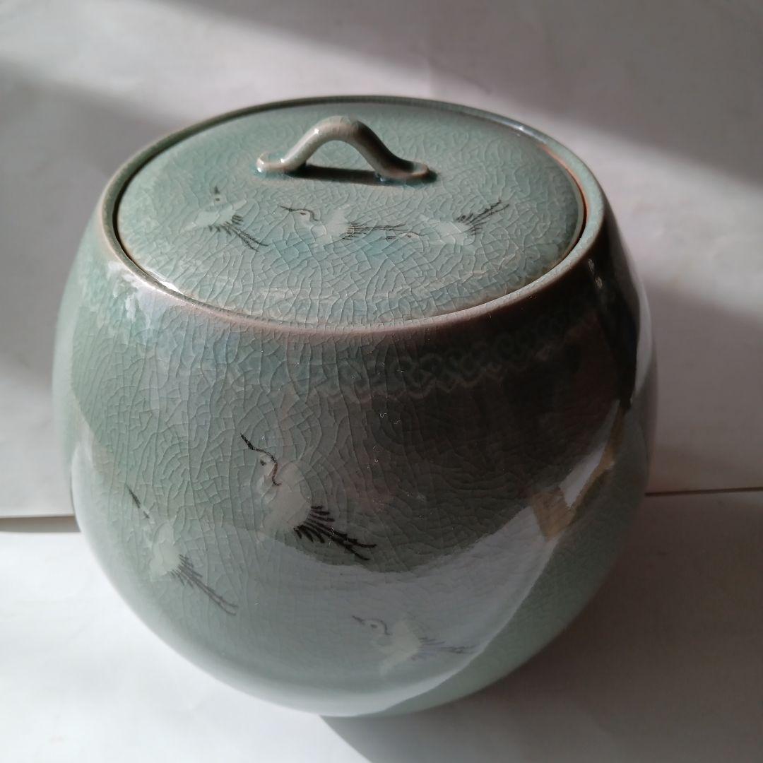 茶道具　中国　元堂窯水指