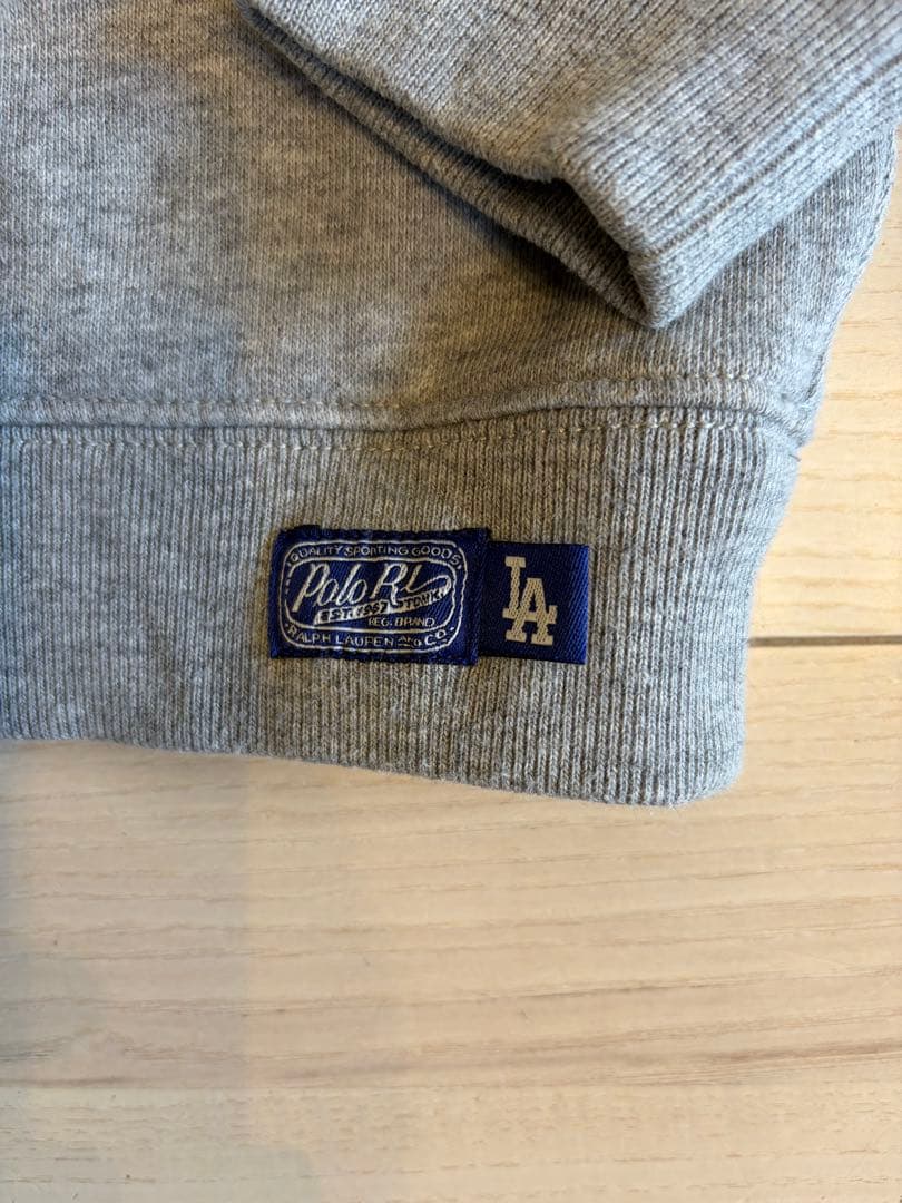 【希少】ポロラルフローレン　MLBコラボスウェット　ドジャース　5 ポロベア