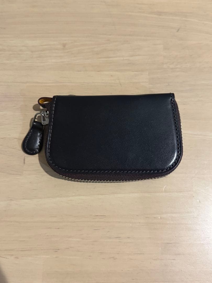 ganzo AVON（エイボン）　ラウンドファスナー　キーケース　ダークブラウン