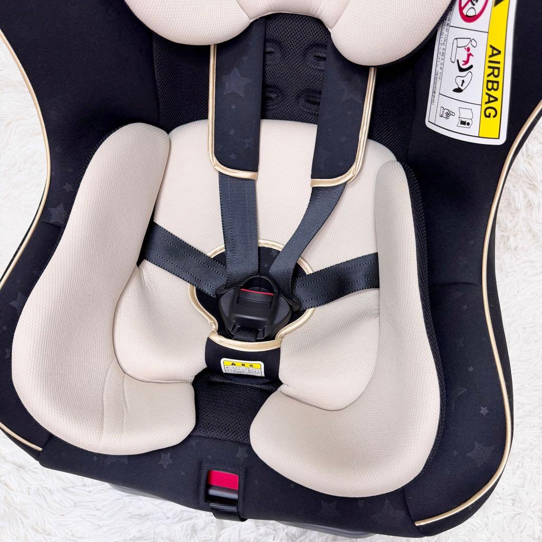 極美品 pigeon キュピオ チャイルドシート 星柄 西松屋限定モデル