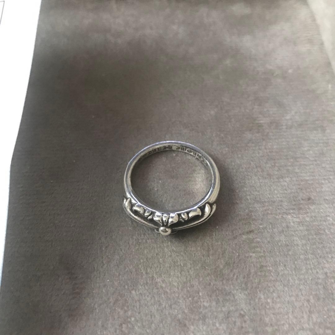 クロムハーツ ベビークラシックフローラルクロスらリング