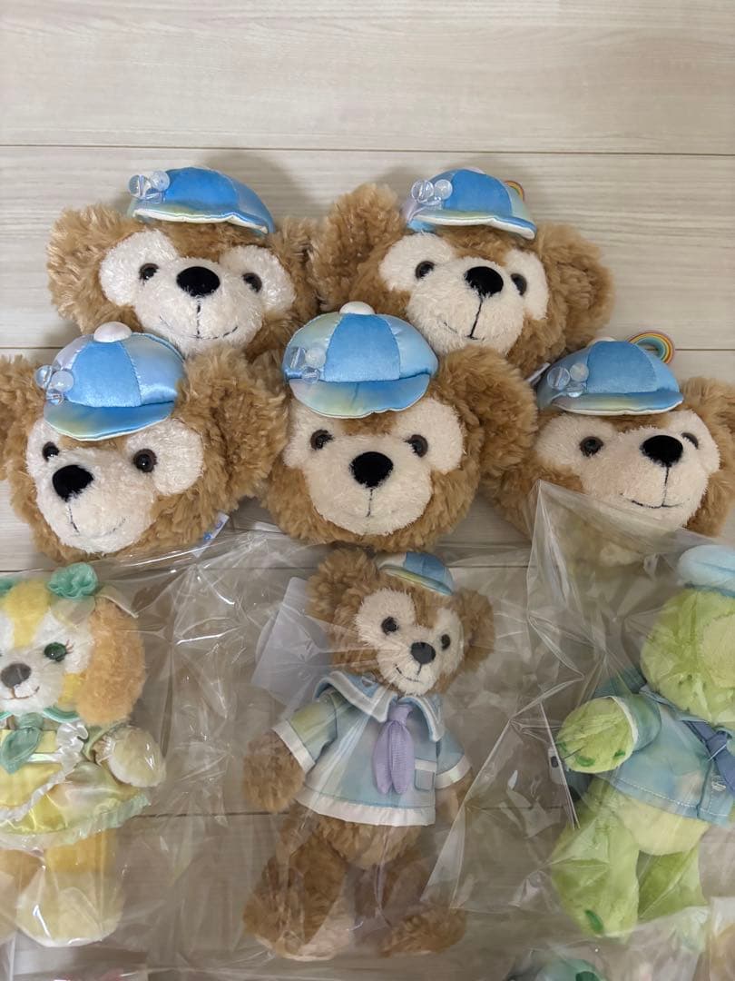 m*y様 ポージープラッシー7体セット&ダッフィーフェイスショルダーバッグ５個セ