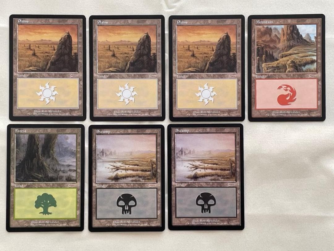 MtG 基本土地 平地/山/森/沼(オンスロート版アリーナランド)