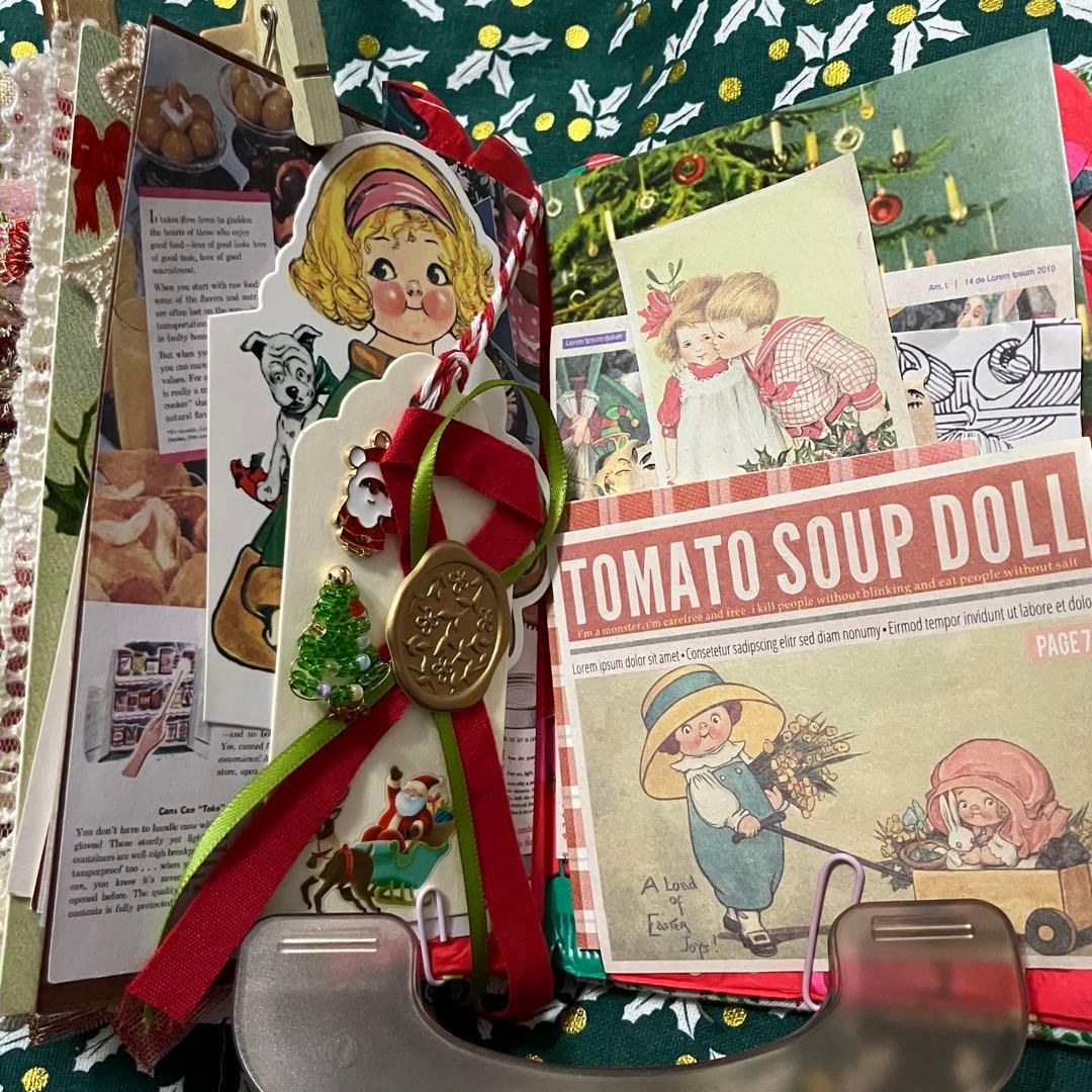 ジャンクジャーナル雑記帳 クリスマス トマトガール 妖精 ヴィクトリア