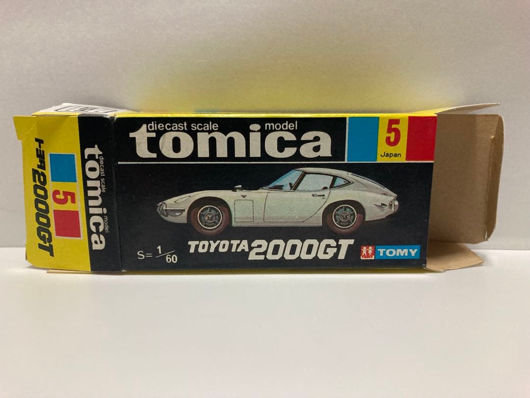 トミカ　日本製　トヨタ2000GT 1Aホイール　黒箱