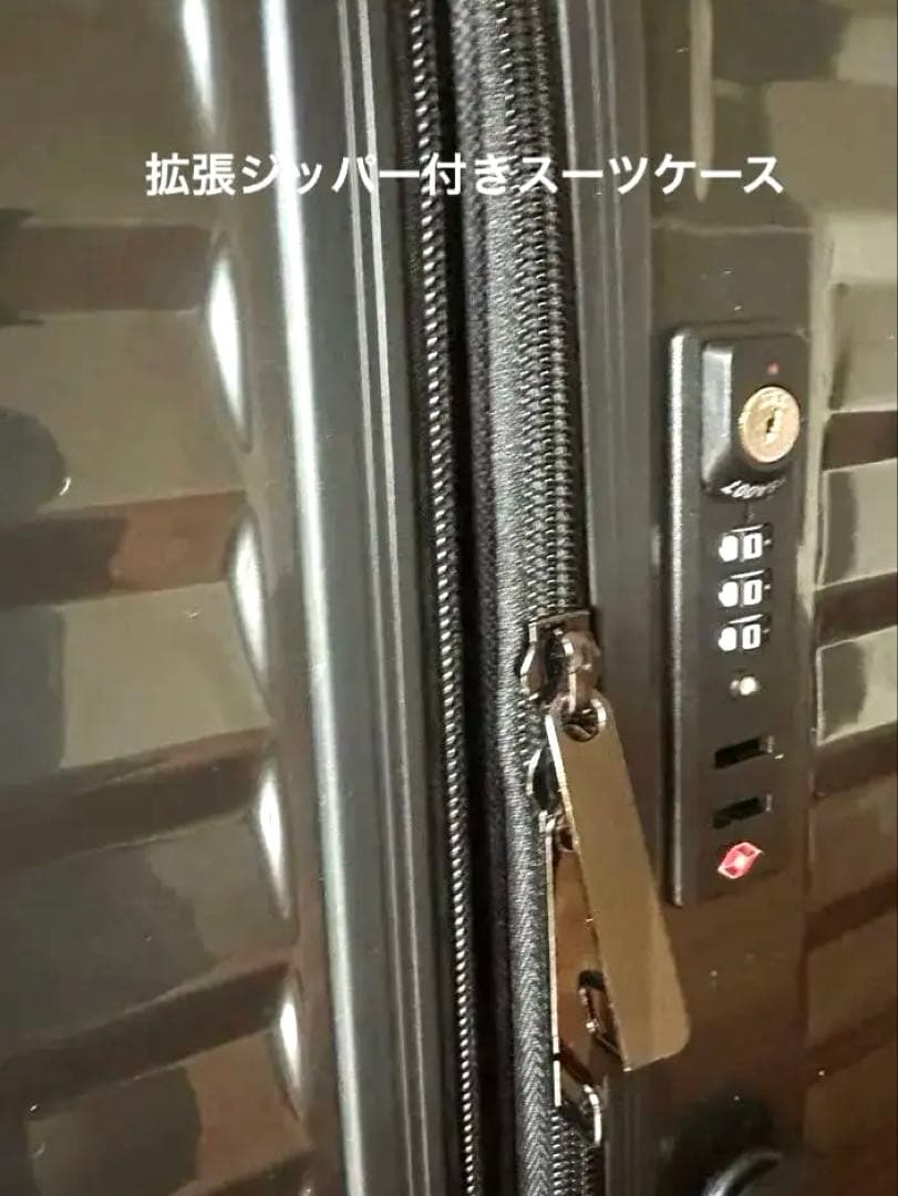 大きめ黒スーツケース