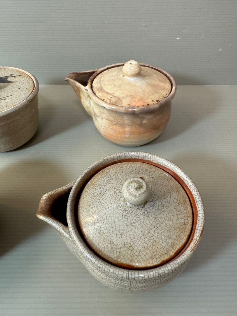 2790 萩焼　宝瓶　4客